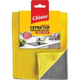 Серветки Chisto Dual Clean абразивні 2 шт.