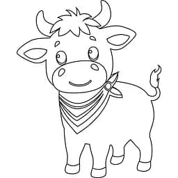 Роспись по холсту "Бычок" Art Craft 15108-AC 25х30 см