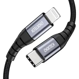Кабель Choetech IP0041 Black Type-C to Lightning MFI 2m (43-00122) - мініатюра 2