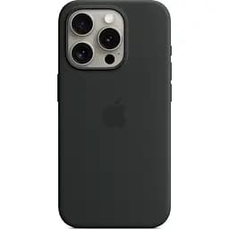 Чохол Apple Silicone Case with MagSafe для iPhone 15 Pro Black (MT1A3ZM/A) [92947] - мініатюра 4