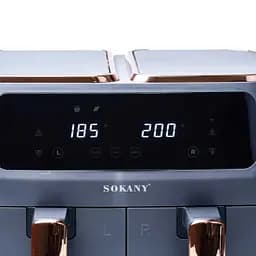 Аерофритюрниця безмасляна Sokany SK-ZG-803 8л електрична з сенсорним керуванням, таймер 2800Вт - мініатюра 4