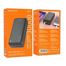 Універсальна мобільна батарея Borofone BJ38B 30000mAh Power 22.5W+PD20W (Чорний) - мініатюра 4