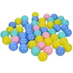 Набор шаров для сухого бассейна MR 1410 в сетке 50 шт. разноцветные