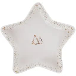 Блюдо BonaDi в форме звезды Зимняя фарфоровая феерия 17.5 см kuh0009324