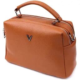 Женская сумка Vintage из натуральной кожи с двойным внутренним пространством 22.5х14х9.5 см sum0027587