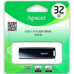 USB флеш накопичувач Apacer 32GB AH336 Black USB 2.0 (AP32GAH336B-1) - мініатюра 5
