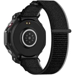 Ремінець DK для Xiaomi Amazfit T-Rex 3 Nylon Merger Sport Loop (black / grey) - мініатюра 2