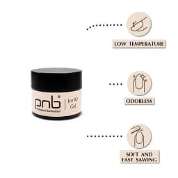 Гель PNB UV/LED Ice IQ Gel Amarant 15 мл - мініатюра 5