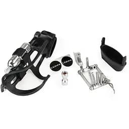 Флагодержатель Lezyne Tubeless Flow Storage Loaded с мультитулом V PRO 17 и головкой CO2 Y14 Black (1052-4710582 543210)