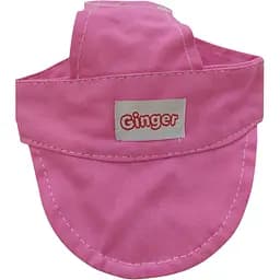 Кепка Ginger для тварин універсальна з затяжкою рожева