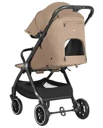 Прогулянкова коляска Carrello Forza CRL-5535 Grain Beige легка 7 кг автоматичне складання EVA-колеса - мініатюра 5