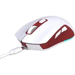 Миша бездротова HXSJ Т28 з акумулятором та RGB підсвічуванням 2,4G+Bluetooth Red