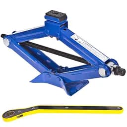 Домкрат гвинтовий Vitol ромбовидний з тріскачкою 1 т 350 мм 2.2 кг (DB-T10103A)