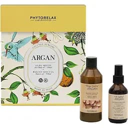 Подарочный набор Phytorelax Laboratories Sublime Cuddles Argan: гель для душа 250 мл + масло 100 мл