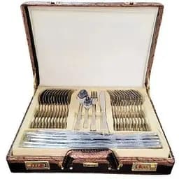 Набор столовых приборов Versace LV-1000 на 12 персон в подарочном чемодане 72 предмета