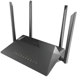 Бездротовий маршрутизатор D-Link DIR-825/RU/R4A AC1200, 1*GE WAN, 4*GE LAN, USB 2.0, 4 антени Black - мініатюра 3