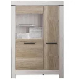 Пенал-витрина Gerbor Белен REG1D1W Сосна каньон/Дуб корабельный (GRB-1055)