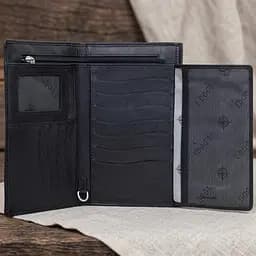 Унісекс портмоне-клатч Tony Perotti Cortina 5073 nero (90200) Чорне - мініатюра 4