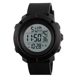 Чоловічий спортивний годинник Skmei 1213 dekker чорний з червоним