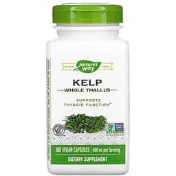 Ламинария Nature's Way Kelp 600 мг 180 капсул (NWY14508)