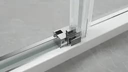 Душова кабіна без піддону Koer SR SC03-100x100x200-TR-01 прозоре скло Easy Clean 6 мм, хром KR5357, Універсальна, прозорий, хром - мініатюра 7
