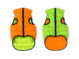 Курточка для животных Airy Vest двусторонняя L 55 оранжево-салатовая (1634)