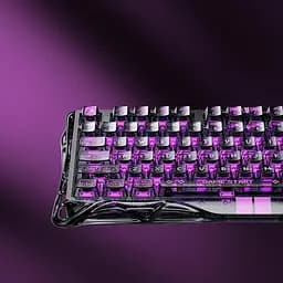 GravaStar Клавіатура механічна Mercury V75 Lite 75keys, Blackcore, USB-A, Transparent Black - мініатюра 8