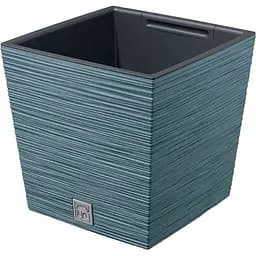 Горщик для квітів Prosperplast Furu з вкладкою 19 л блакитний (57482-5415)