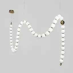 Люстра із серії Perla на 40 кульок 400 см 3 світлових режими | Line F | Арт. SG012/45 AB