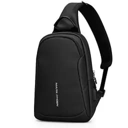 Рюкзак Mark Ryden з однією лямкою MR7191 з USB-портом Чорний