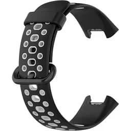 Ремінець DK CDK Silicone Sport Band Nike для Xiaomi Redmi Watch 2 (013577) (black / grey)