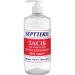 Средство для гигиены рук Septteril Антисептическое, помпа, 1000 мл