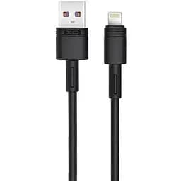Кабель XO NB-Q166 5A fast charging usb cable Lightning Черный