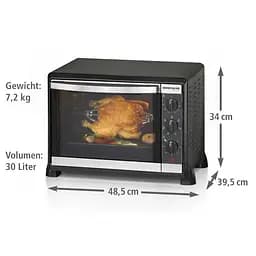 Електропіч з грилем Rommelsbacher BG 1550, 30 л - мініатюра 8