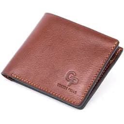 Мужской кожаный кошелек Grande Pelle 11х9х2.5 см acs0015932