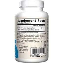 Гідроксітриптофан Jarrow Formulas 5-HTP 50 мг 90 капсул - мініатюра 3