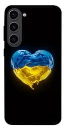 Чехол itsPrint Сердце Украины для Samsung Galaxy S23