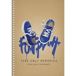 Тетрадь для записей Student А5, без линовки, спираль, 96л., Кроссовки (A5-SC-096-6102)