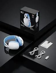 Бездротові ігрові навушники Onikuma B2 / 2.4G / Bluetooth 5.3 / AUX / White - мініатюра 4