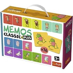 Настольная игра Trefl Memos Classic Plus Двигайся и играй 36 карт (2271)