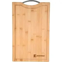 Дошка для нарізання Bergner Bbq бамбукова 40х25 см (BG-39971-MM)