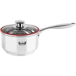 Ківш Krauff Prime Chef зі скляною кришкою 700 мл 12 см (26-238-067)