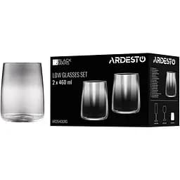 Набір склянок Ardesto Black Mars Mira низьких 460 мл 2 шт. сірий (AR2640GRG) - мініатюра 5