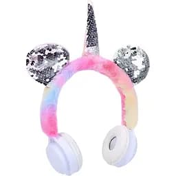 Навушники FG240430007Q, до 4-6 годин роботи, TF слот, FM-радіо, м’який плюш та пластик різнокольорові