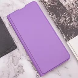 Шкіряний чохол-книжка GETMAN Elegant (PU) для Oppo A17k Бузковий - мініатюра 5