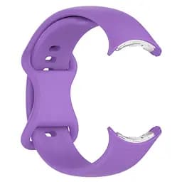 Силіконовий ремінець на смарт годинник Google Pixel Watch 41mm/2 41mm/3 41mm/4 41mm, Silicone, lilac, зі зручною застібкою, на фітнес браслет, ArmorStandart (ARM75413) - мініатюра 2
