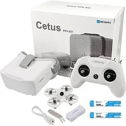Комплект міні-квадрокоптера BETAFPV Cetus FPV Kit: Дрон, 2 Акб, Пульт, FPV Окуляри, Кейс 4-5 хв, до 80 м