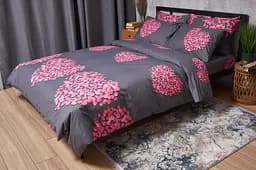 Комплект постільної білизни Moon&Star Satin Elit Rose Quartz сімейний 2х160х220 см наволочки 2х70х70 см