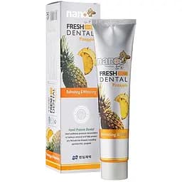 Зубна паста освіжаюча Hanil Fresh Dental Pineapple з екстрактом ананаса, 160 г