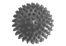 Массажный мячик EasyFit PVC 9 см жесткий серый (EF-1064-GY)